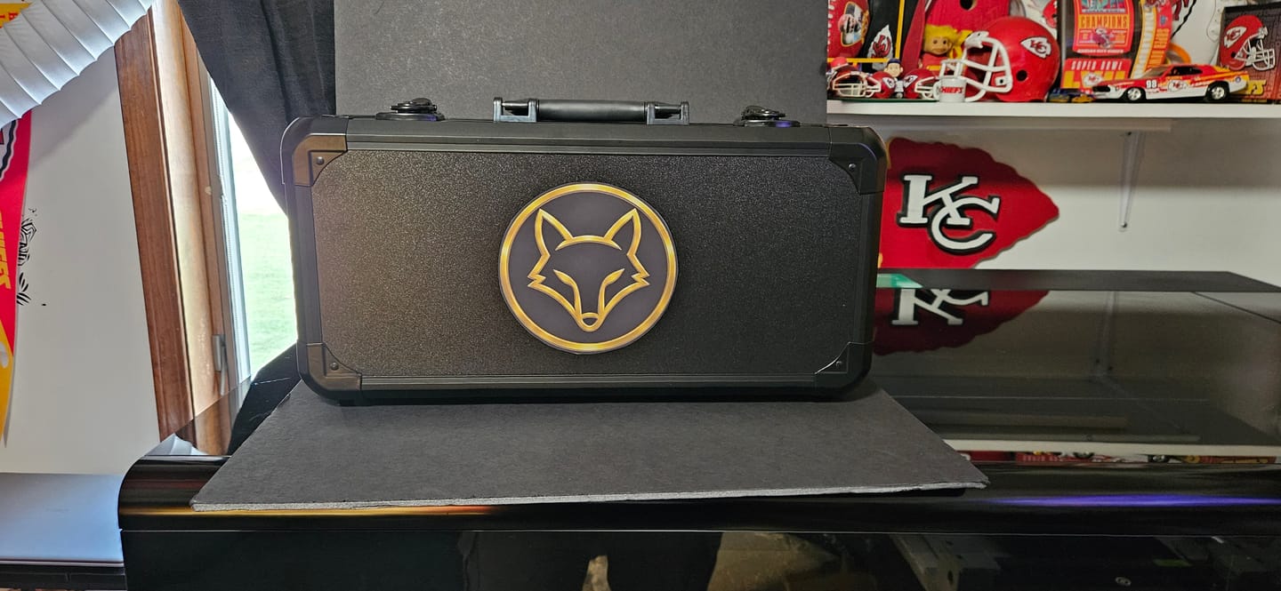 Customer photo review of Poker Case Aluminium Black 300 PRO
