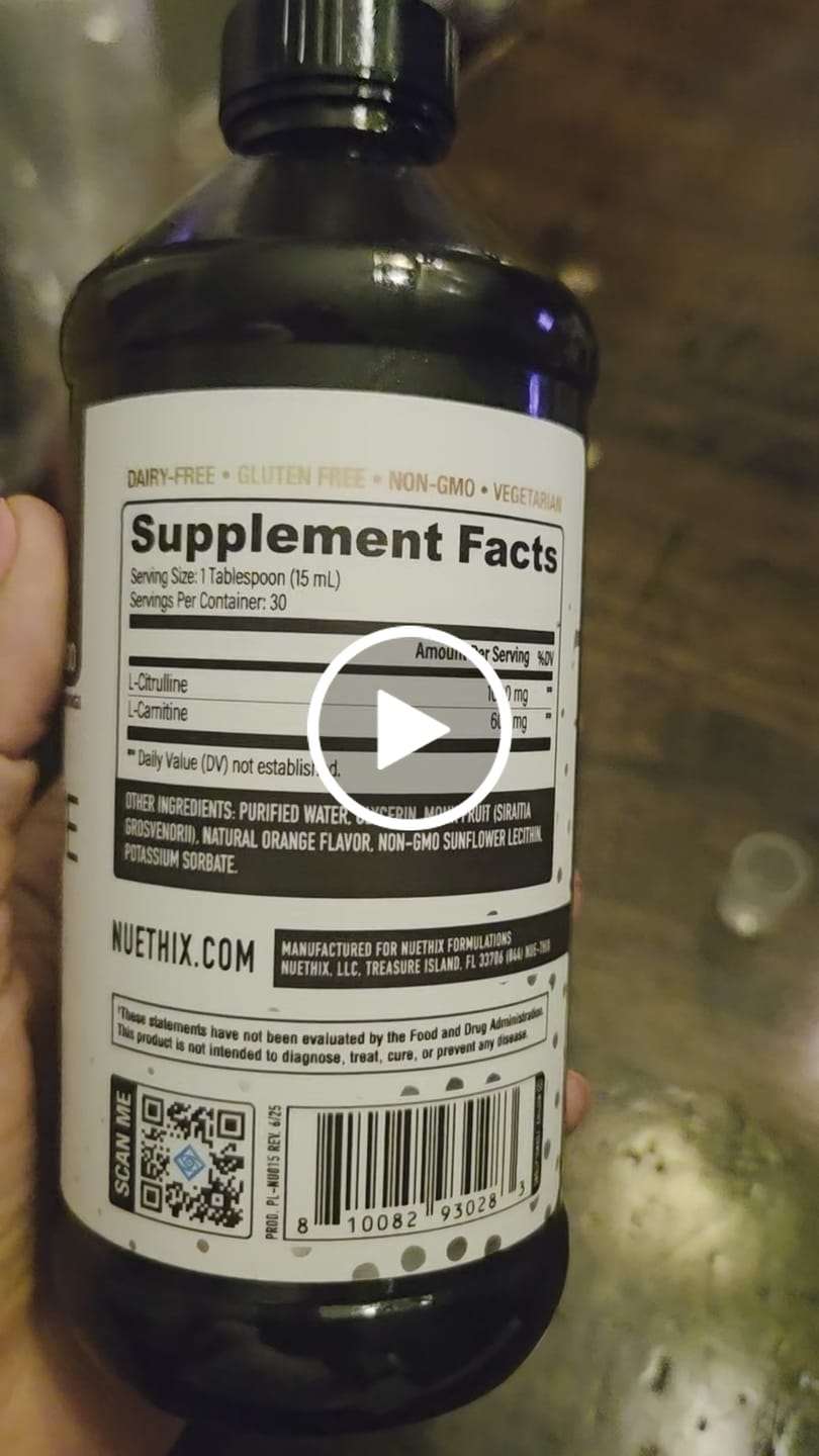Customer video review of Liposomal L-Carnitine