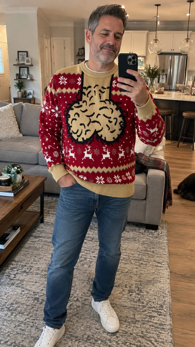 Customer photo review of Pull De Noël Rigolo