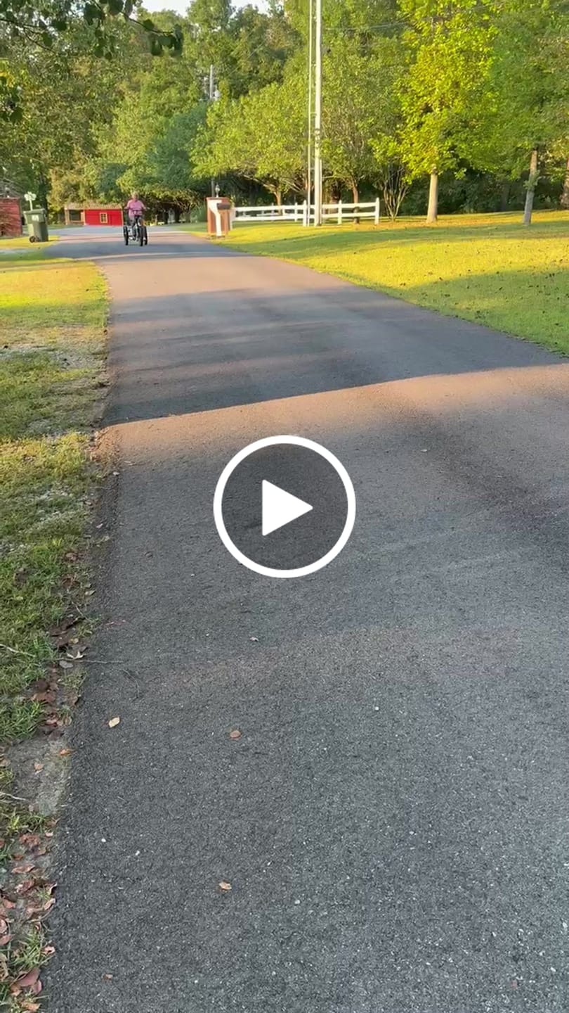 Customer video review of Eskute® T300 Max Folding Electric Trike with Reverse Function