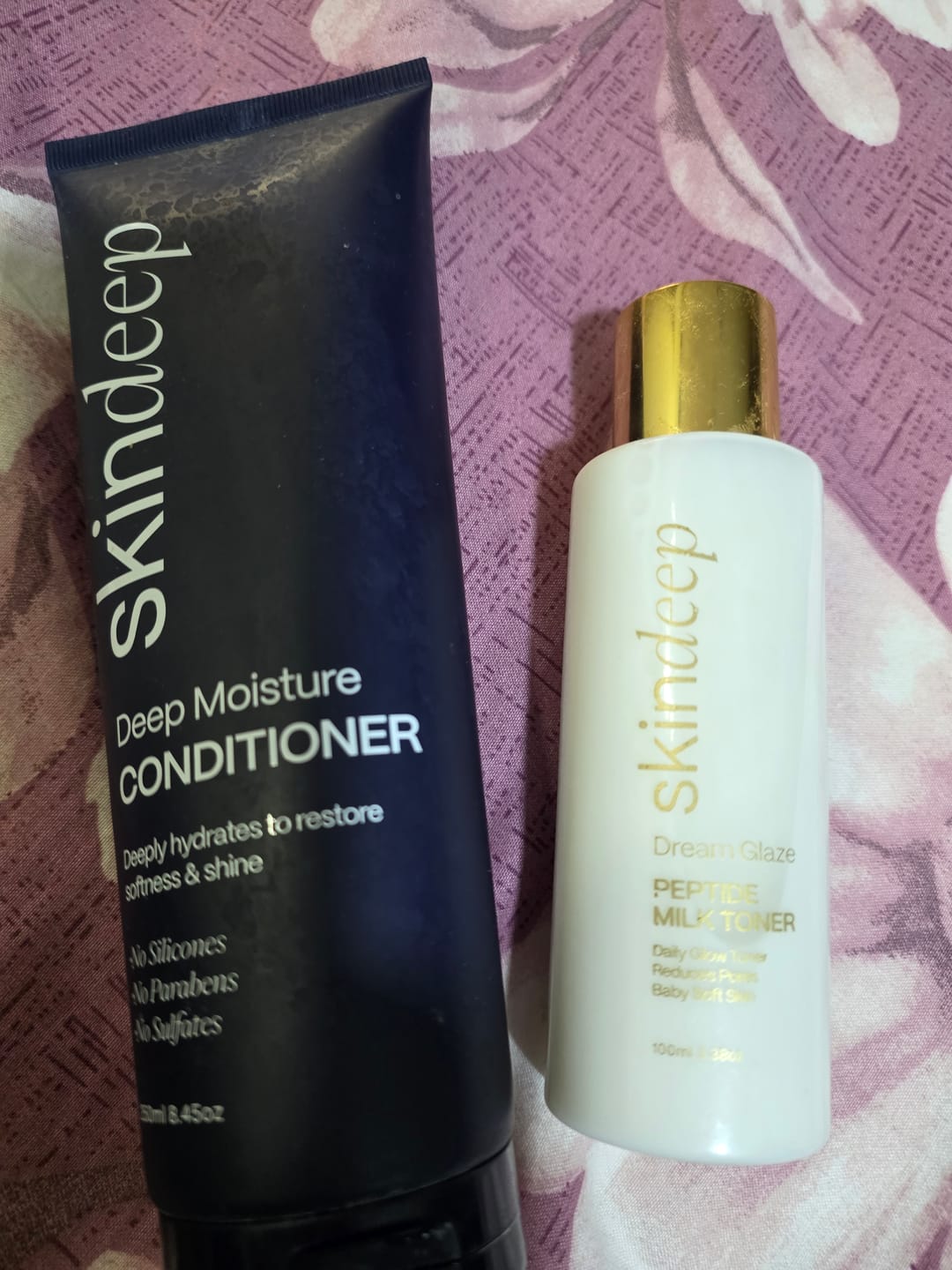 Customer photo review of DREAM GLAZE - Peptide Milk Toner