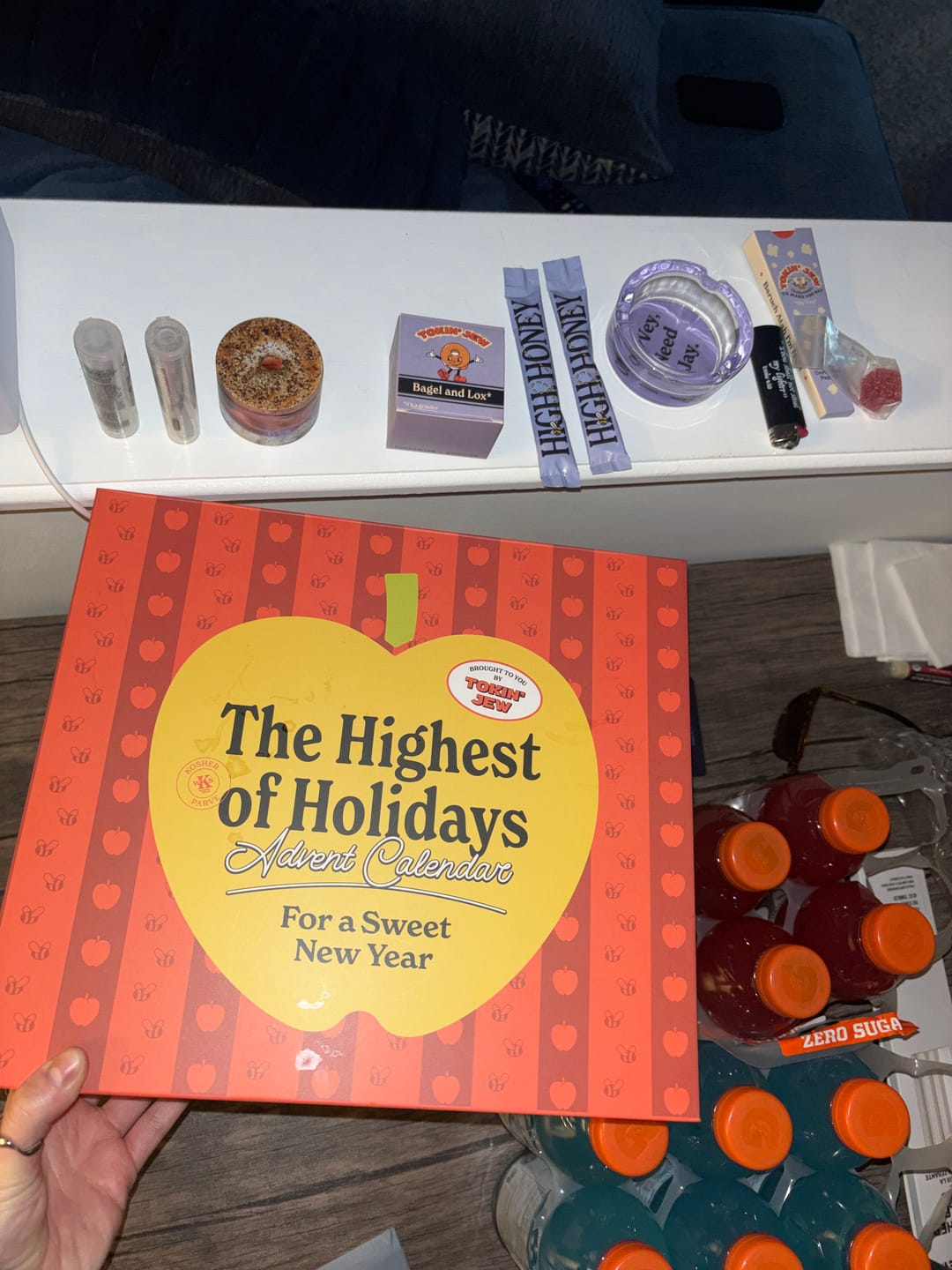 Customer photo review of The Highest of Holidays Advent Calendar