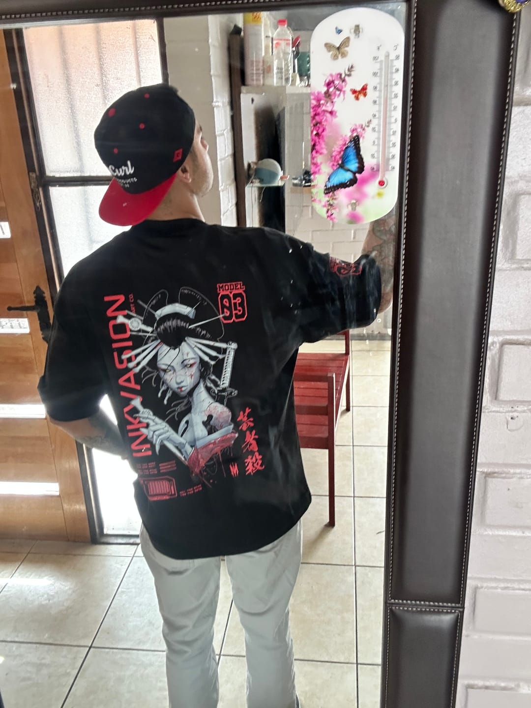 Customer photo review of POLERA BLOODY GEISHA