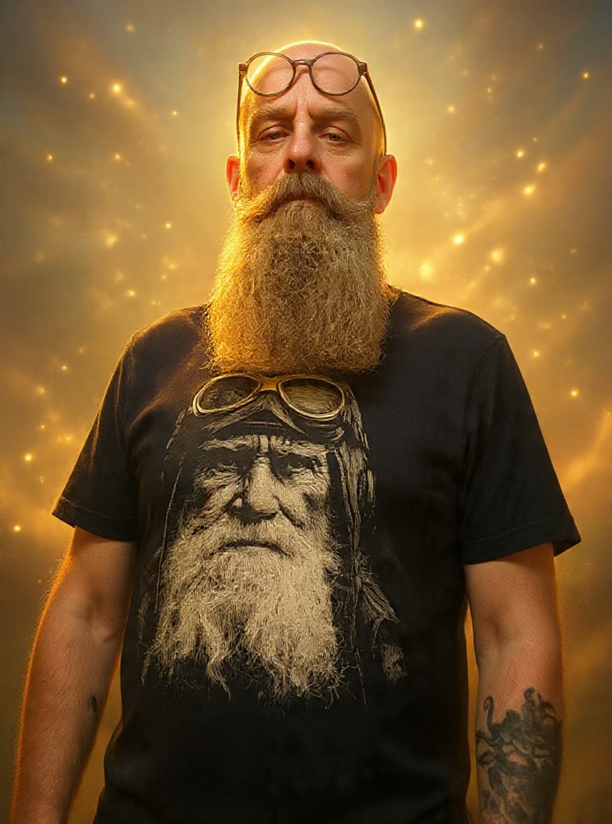 Customer photo review of Darwin Rider 46 T-Shirt