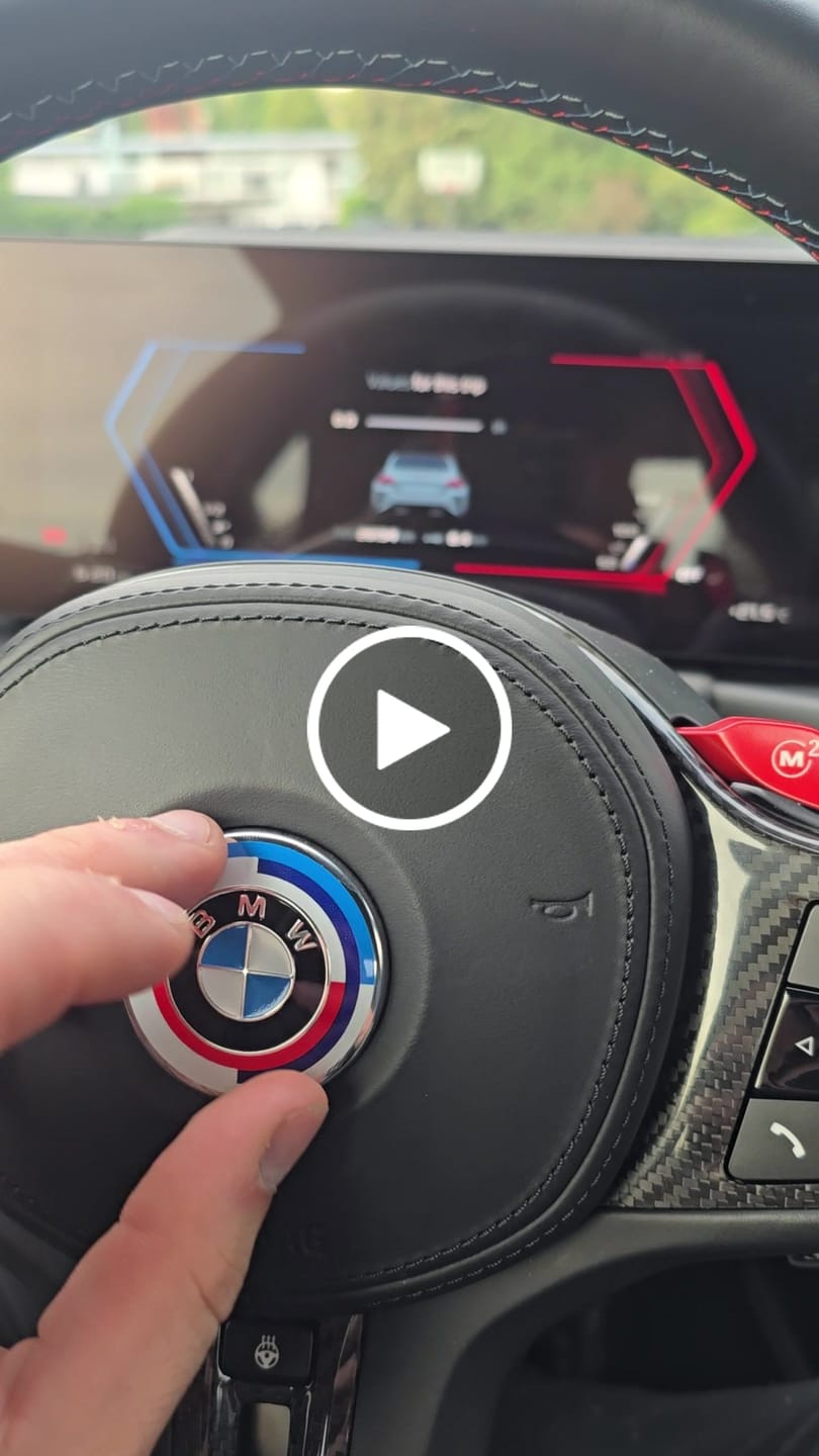 Customer video review of BMW M 50 Year Anniversary Emblem Badges