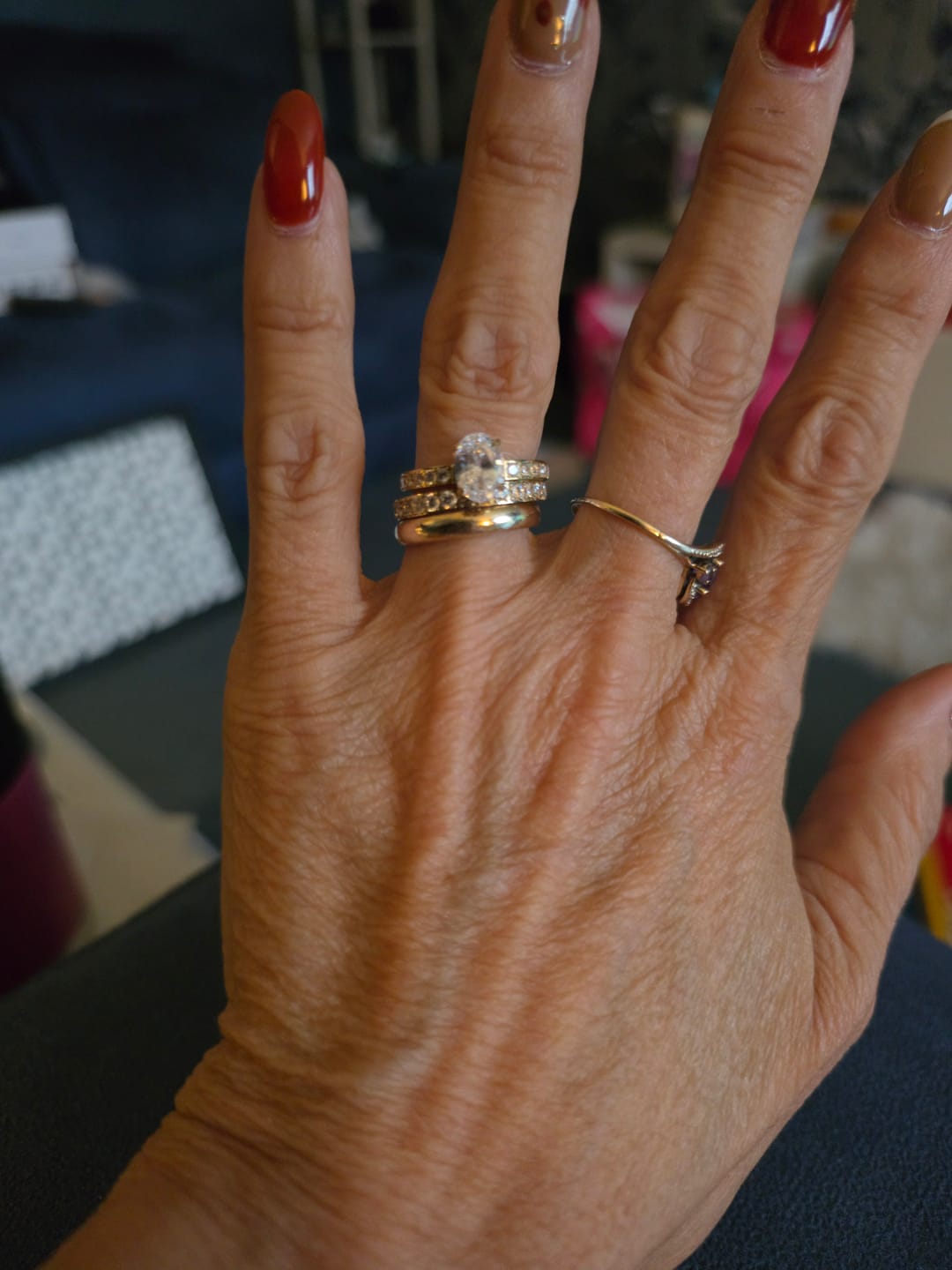 Customer photo review of Eternity Band Ring