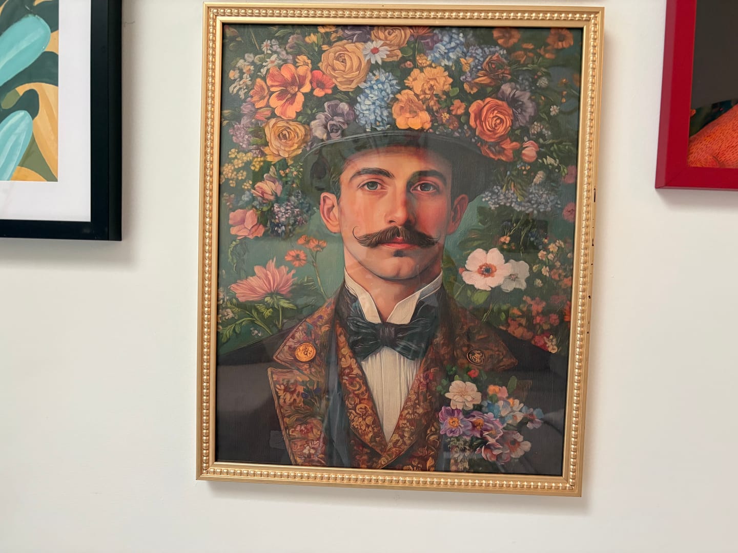 Customer photo review of Victorian Gentleman No3 Print