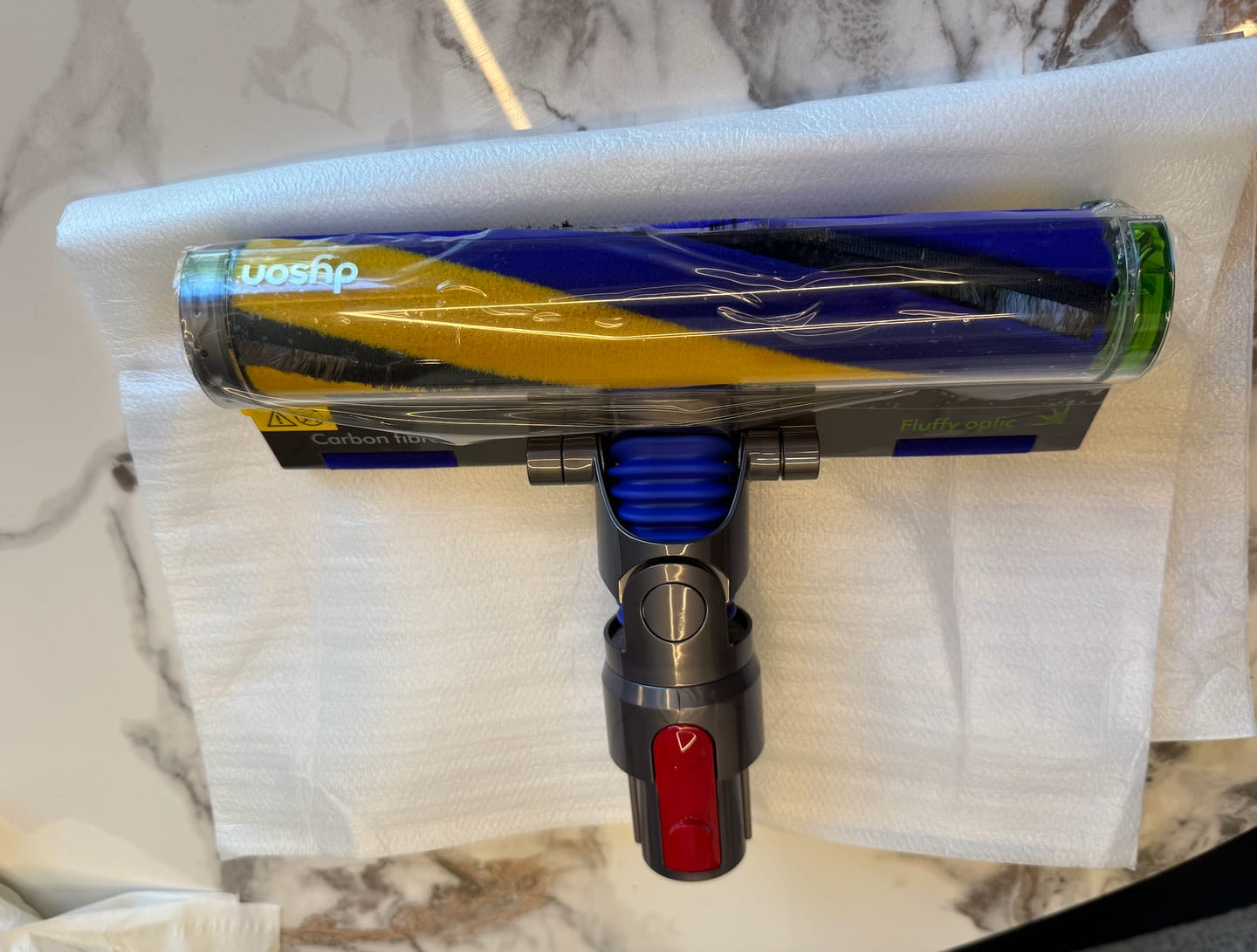 Customer photo review of Dyson V15 Fluffy Optic Cleaner Head - 972522-01