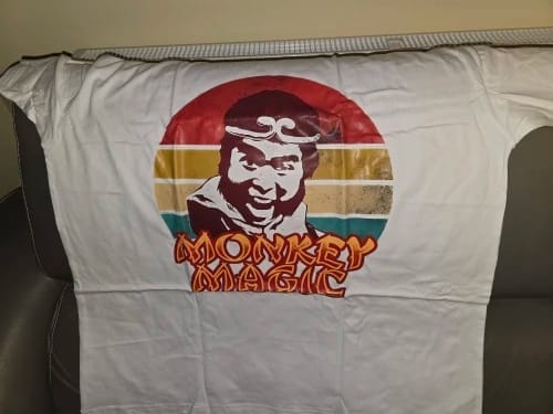 Customer photo review of Monkey Magic Graphic T-Shirt
