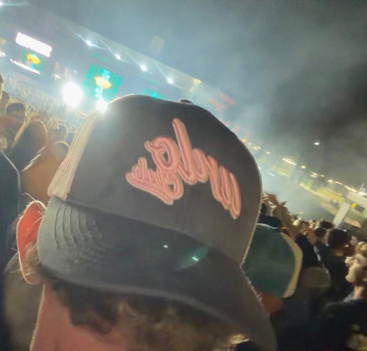 Customer photo review of arlo club - baby pink cap