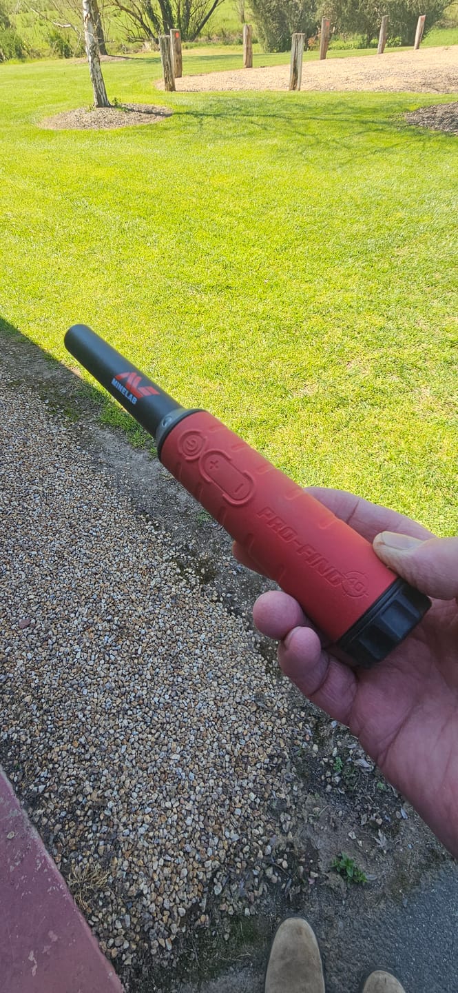 Customer photo review of Pro Find 40 Pin pointer