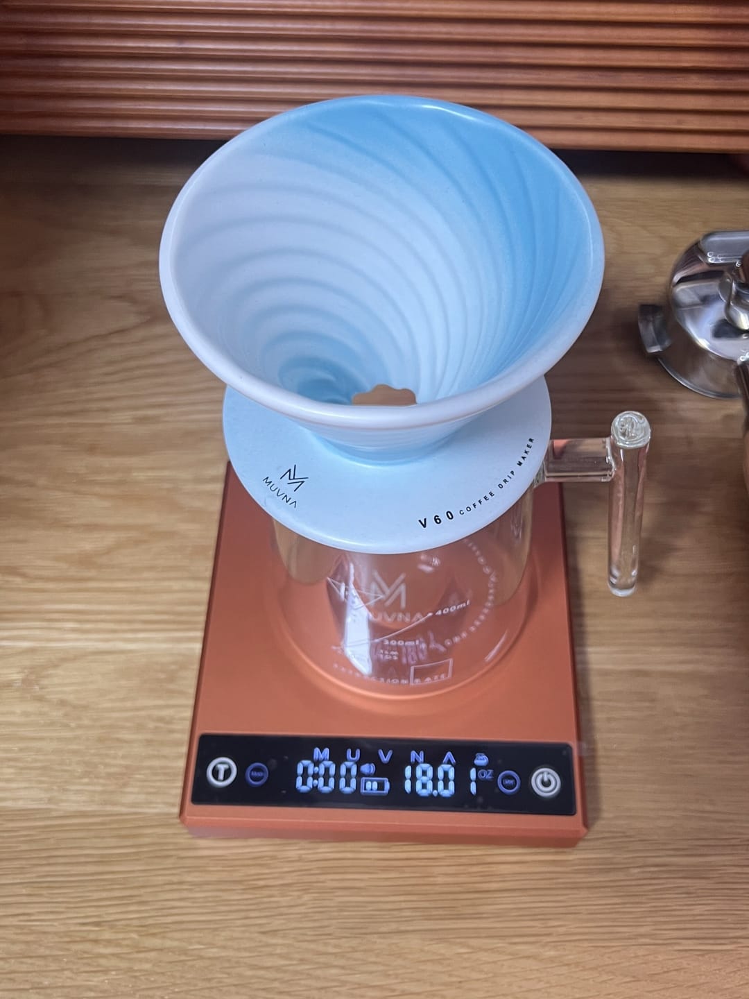 Customer photo review of Zero-G PLUS Smart Coffee Scale - Pour-Over & Espresso
