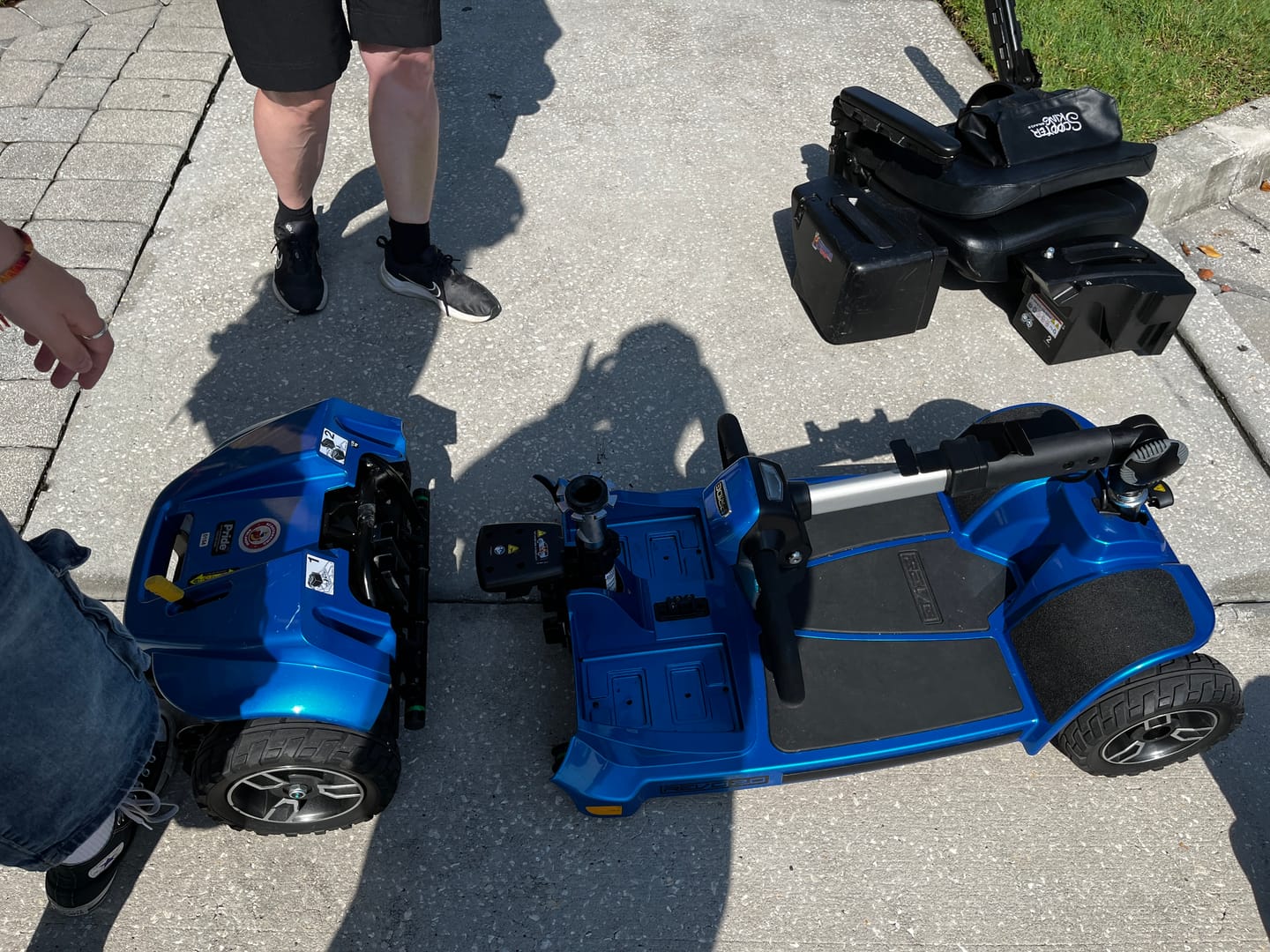 Customer photo review of Multiday Rental 4 Wheel 400 Pound Capacity Scooter