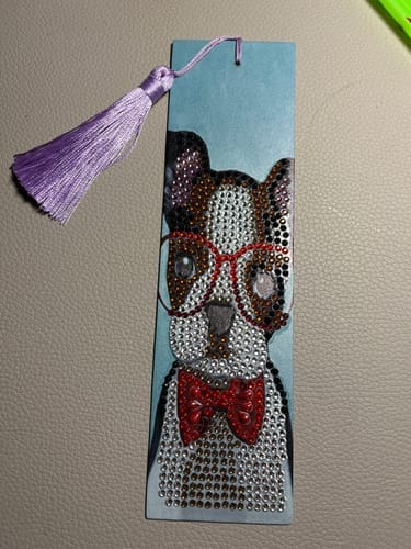 Customer photo review of Artful Designs | Diamond Painting Bookmarks