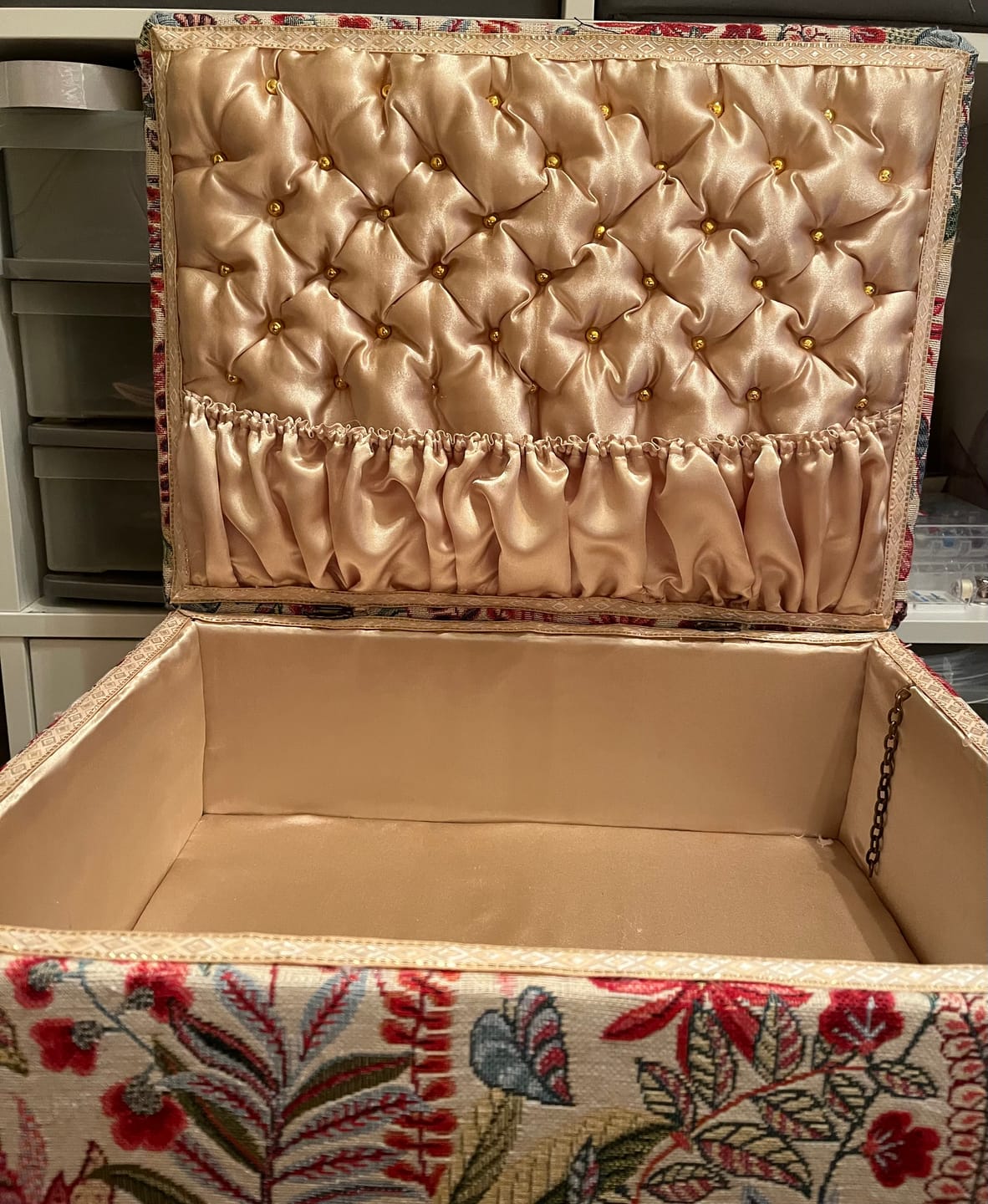 Customer photo review of Liquid Satin Fabric