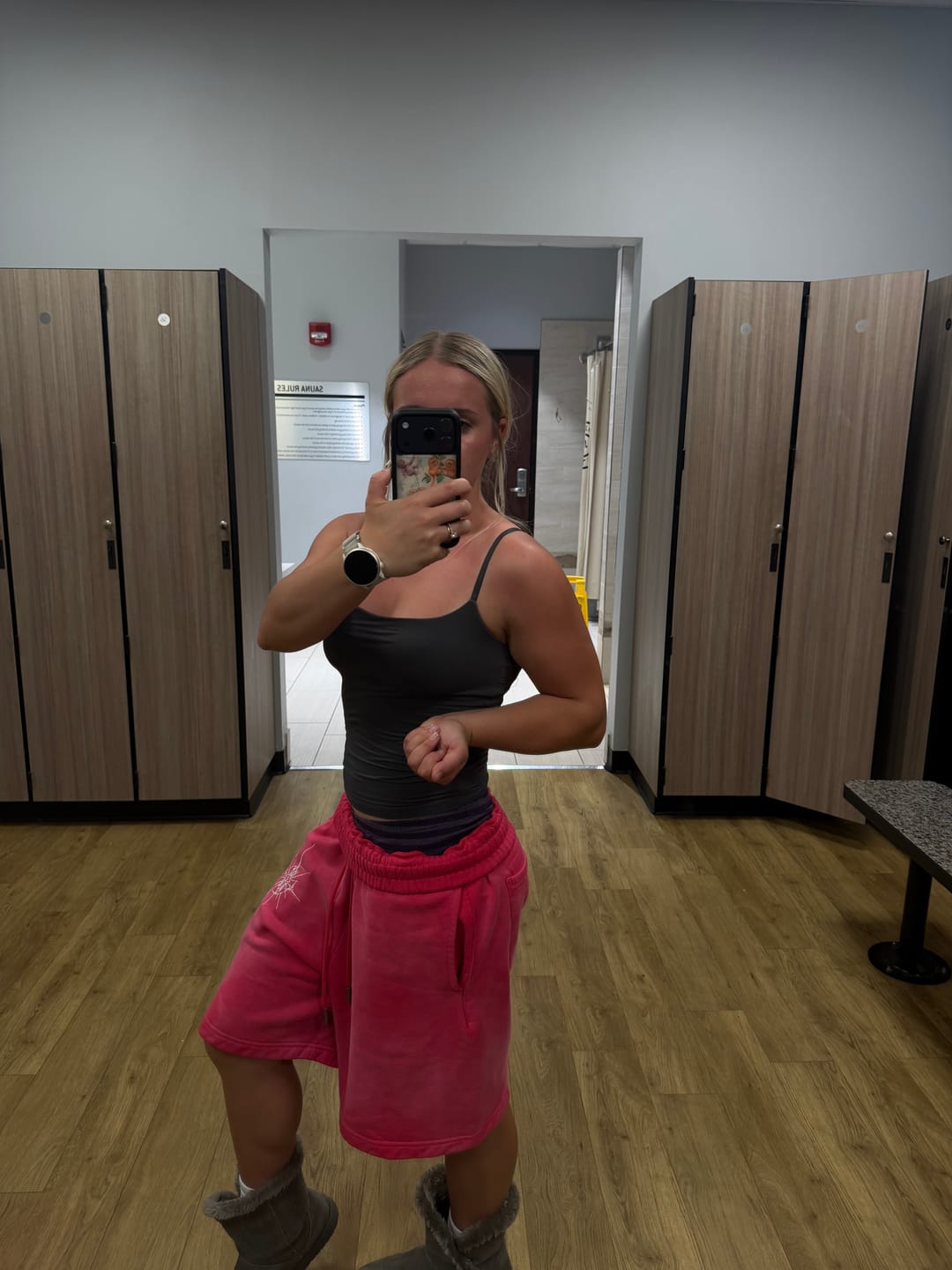 Customer photo review of 1093 - Cyberpunk Fleece Shorts