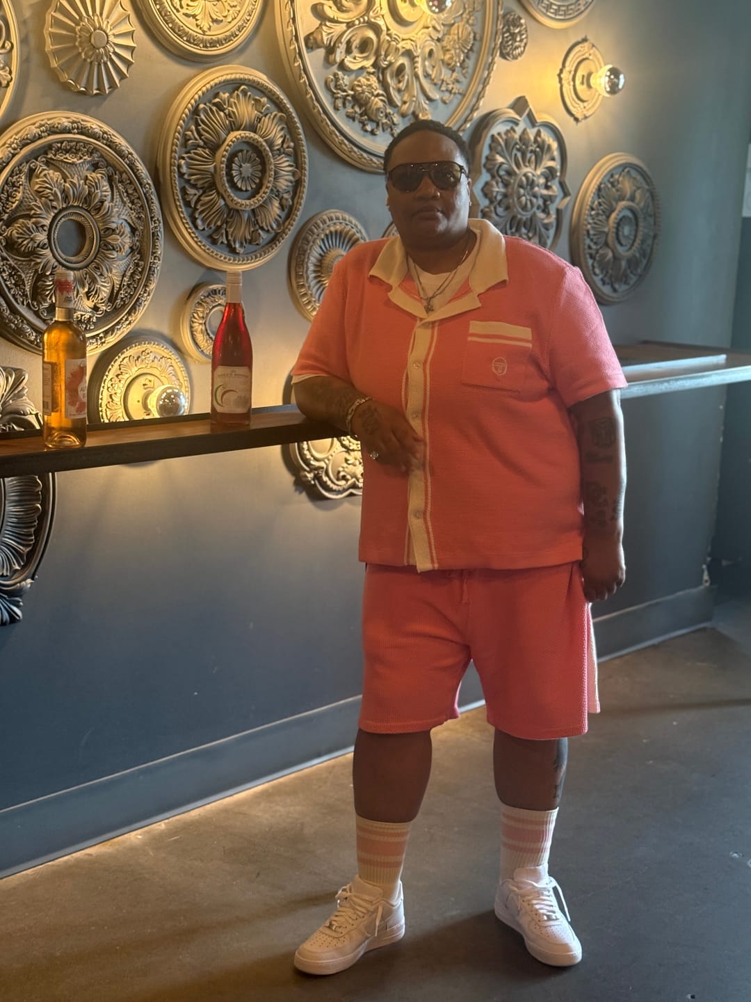 Customer photo review of Fratelli Crochet Cabana Short-Geranium Pink