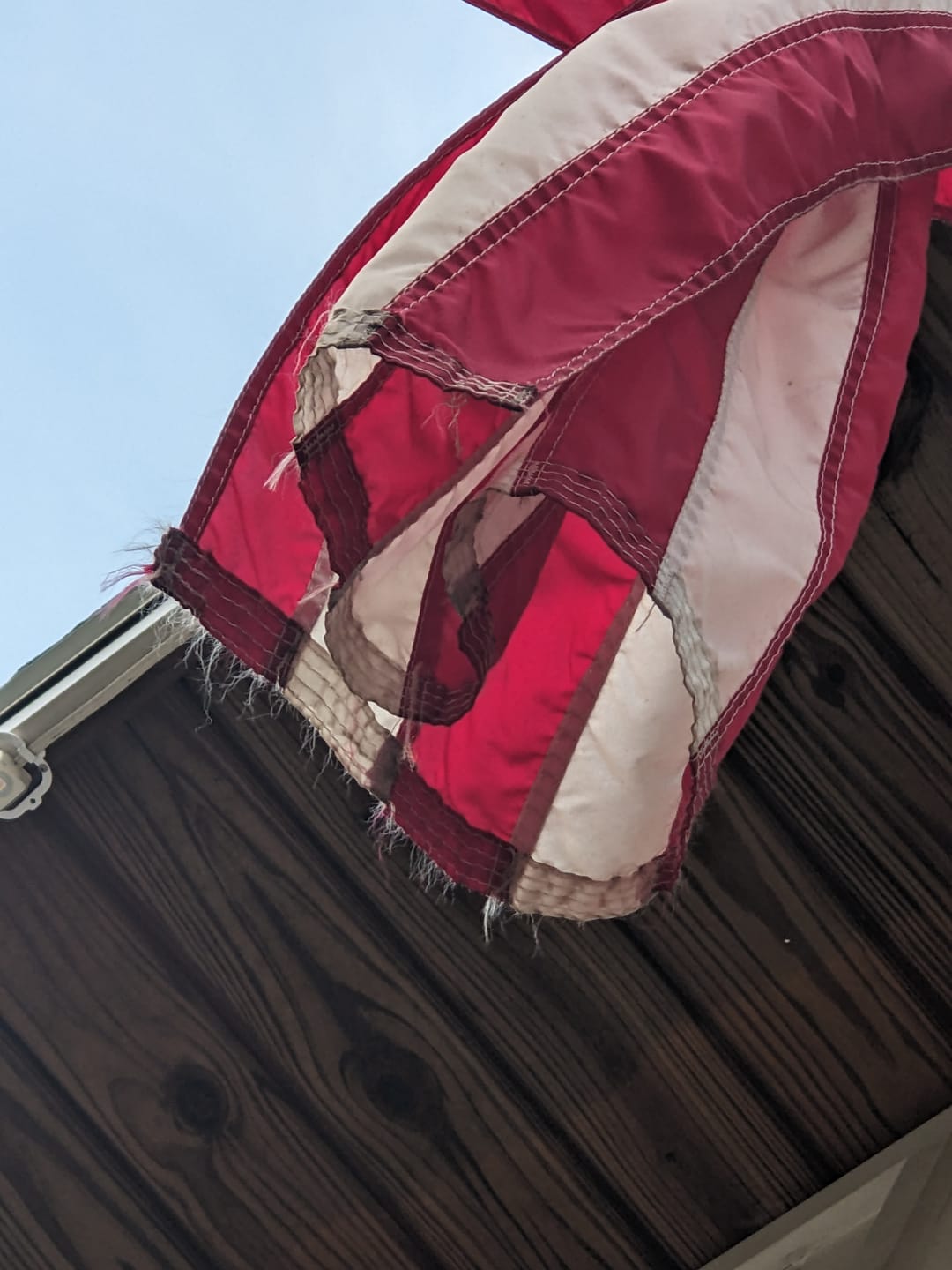 Customer photo review of 3' x 5' American Flag Set