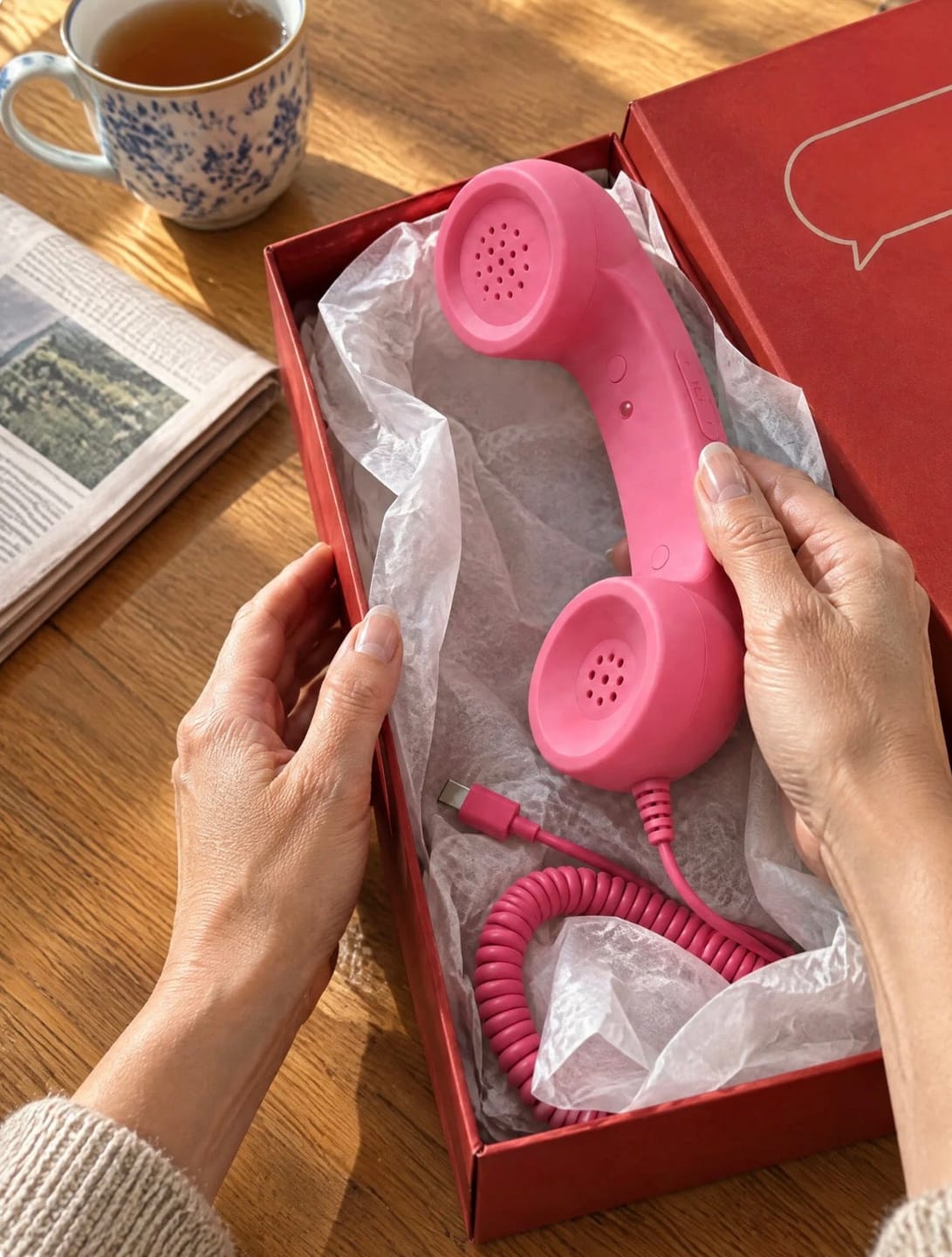 Customer photo review of Retro Phone Handset