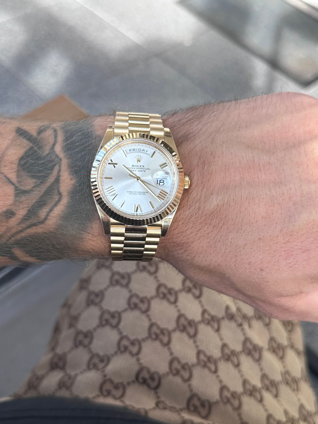 Customer photo review of Rolex Day-Date - 228238 - Full-Set