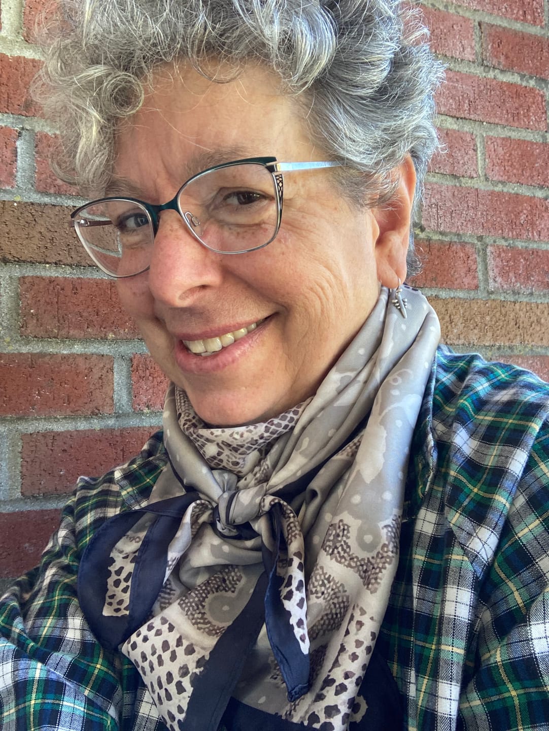 Customer photo review of Lace Silky Scarf