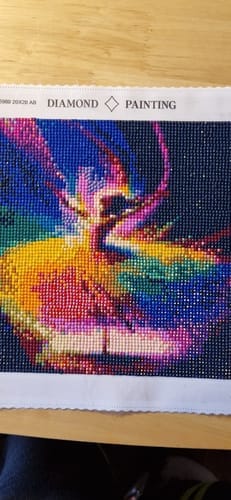 Customer photo review of Color Magic Ballerina | AB Diamond Painting Kit