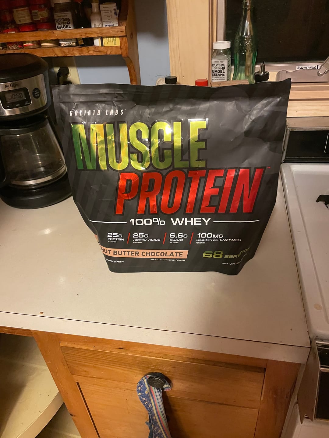 Customer photo review of 100% Whey Protein Powder