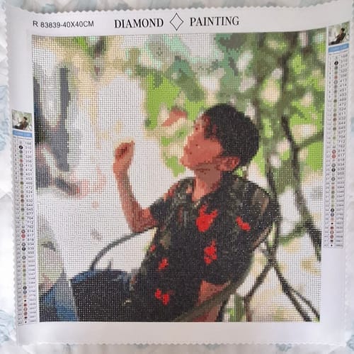 Customer photo review of Your Photo | Custom Photo Diamond Painting Kit