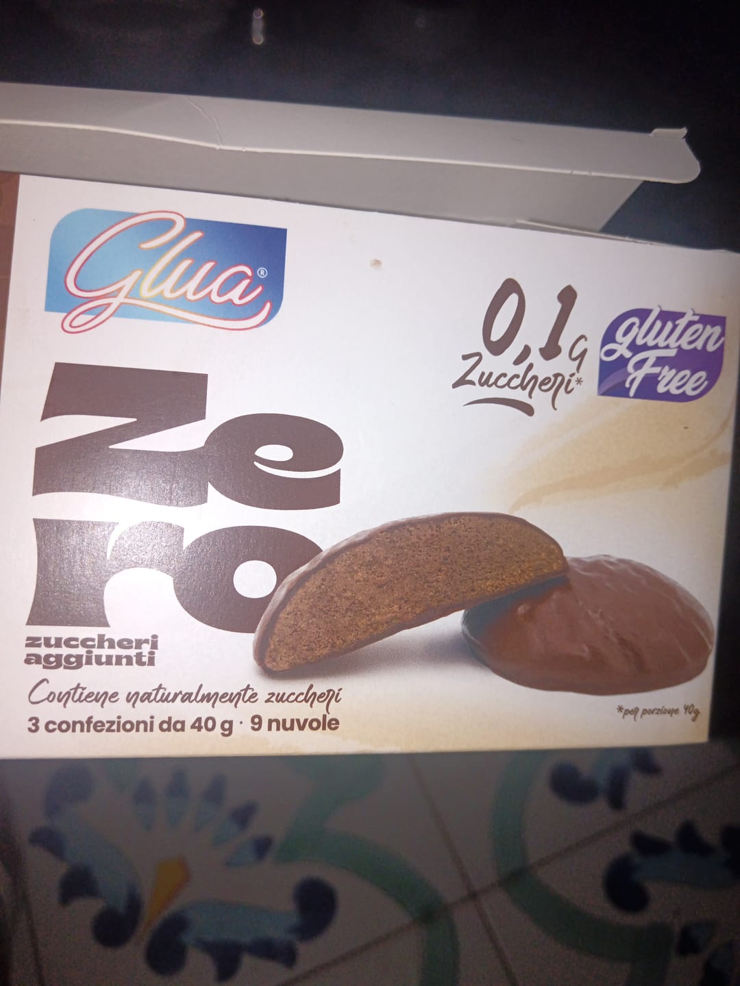 Customer photo review of Biscotti proteici Nuvole ricoperti di cioccolato gusto cacao