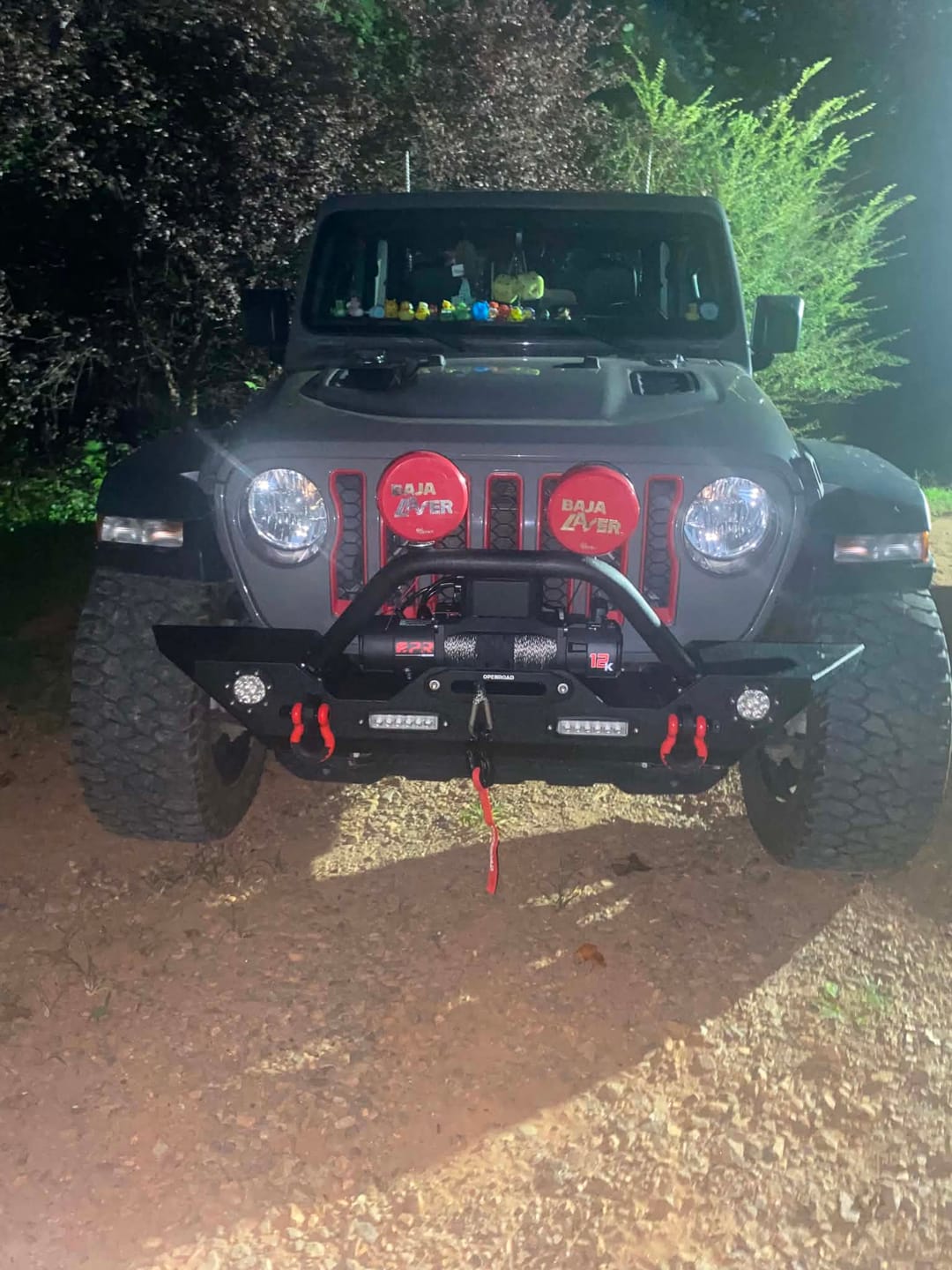 Customer photo review of OPENROAD 12,000lbs Electric Winch with Synthetic Rope-Panther Series 3S