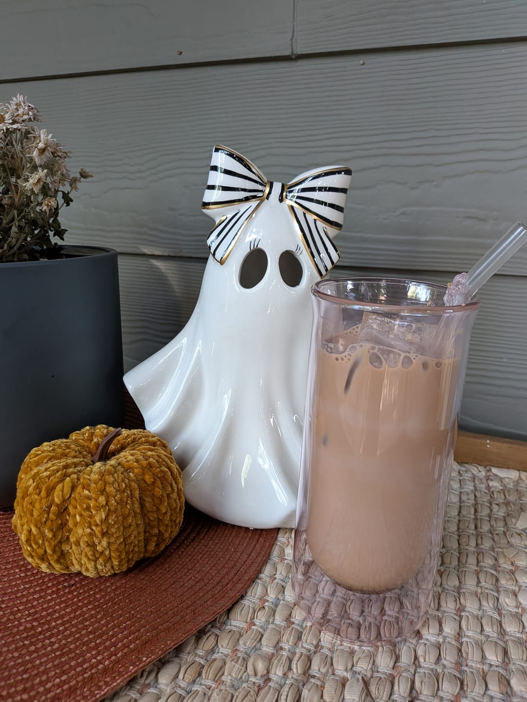 Customer photo review of FLUR Iced Coffee Glasses