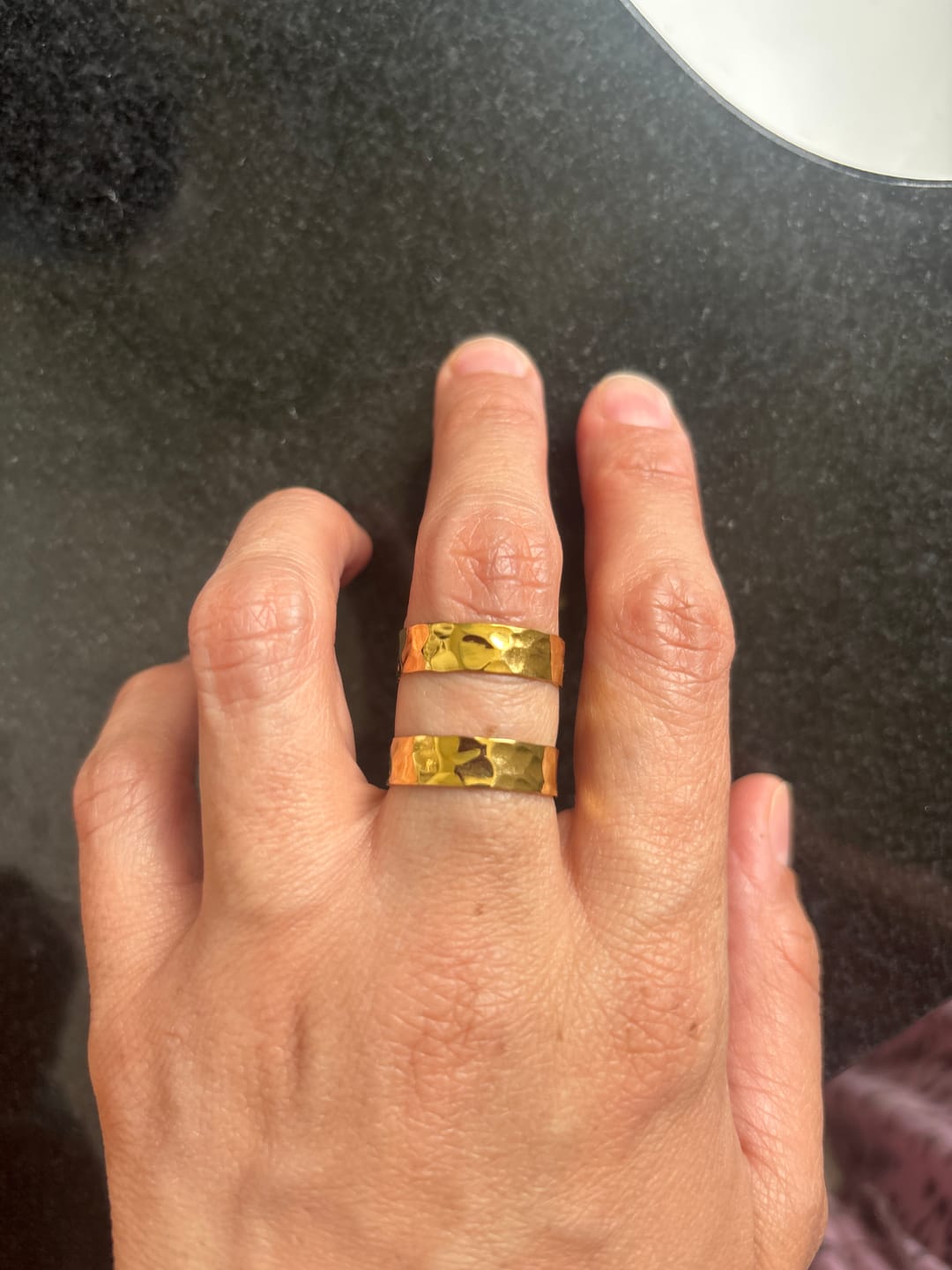 Customer photo review of Anillo Doble