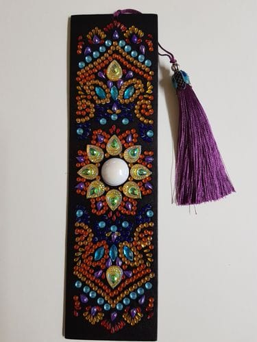 Customer photo review of Decorative Designs | Diamond Painting Bookmarks