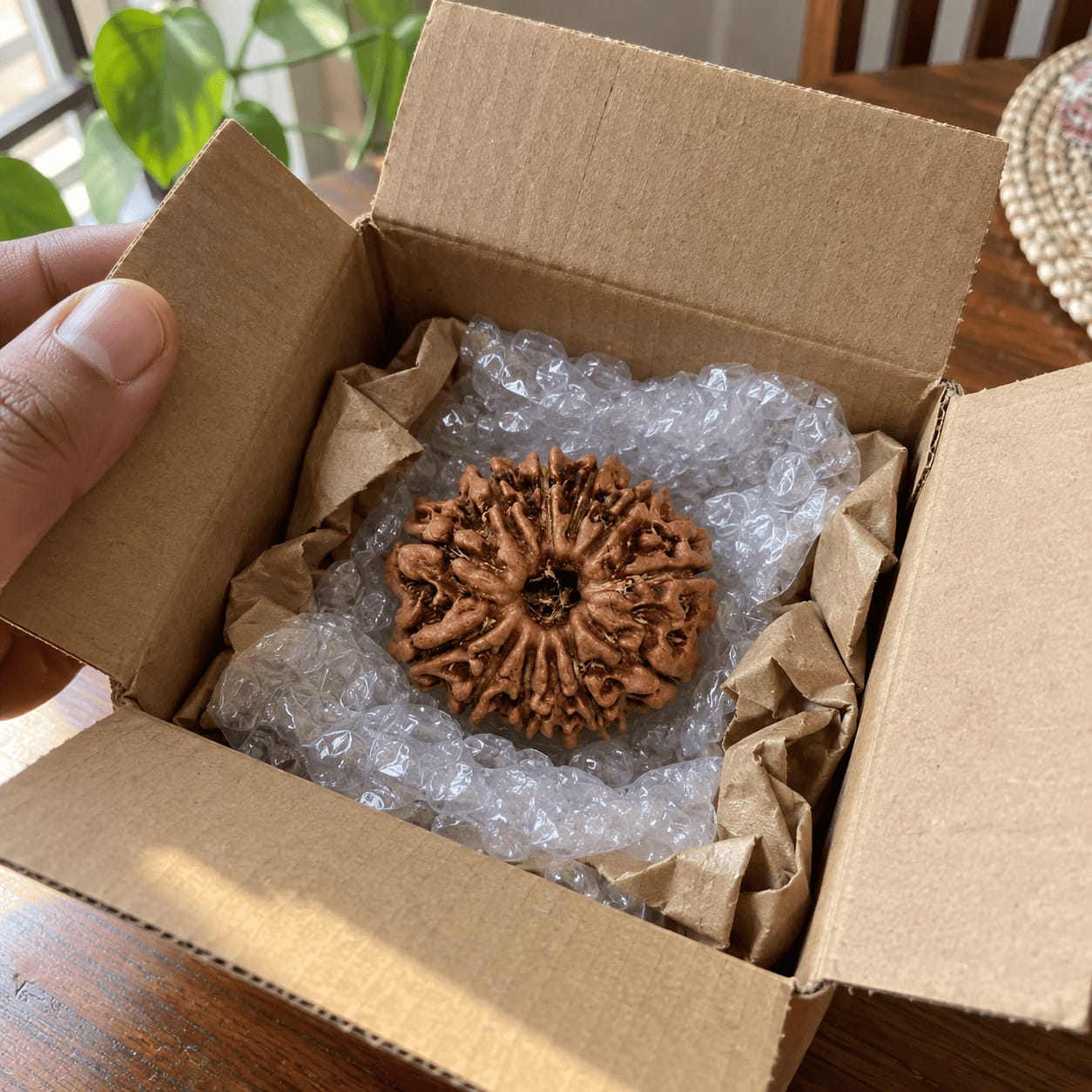 Customer photo review of 12 Mukhi Rudraksha (Nepali)