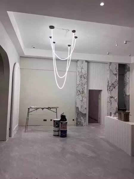 Customer photo review of Neon Rope Ceiling Light for Living Room, LED Tube, 100 to 300 cm