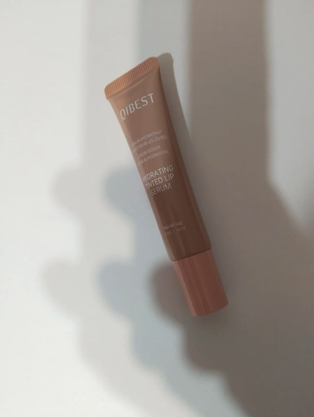 Customer photo review of Crystal Moisturizing Tinted Lip Balm