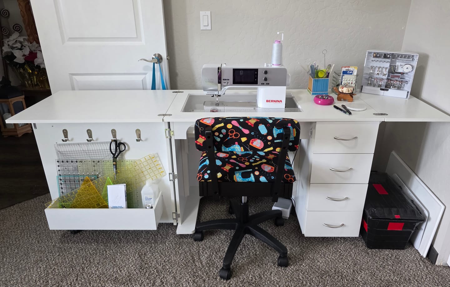 Customer photo review of Harriet Sewing Cabinet (2 Colors Available)