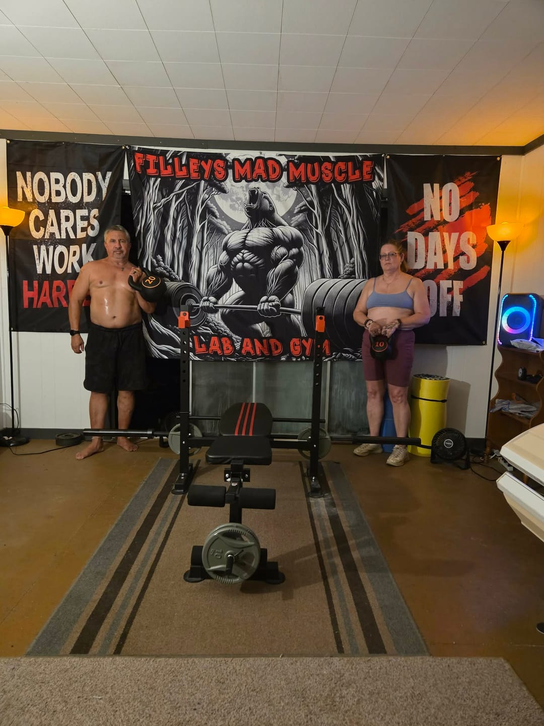 Customer photo review of Gorilla in Jungle Gym Flag Train Like a Beast 11314