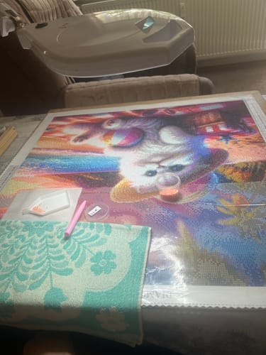 Customer photo review of Sweet beach life | Diamond Painting Kit