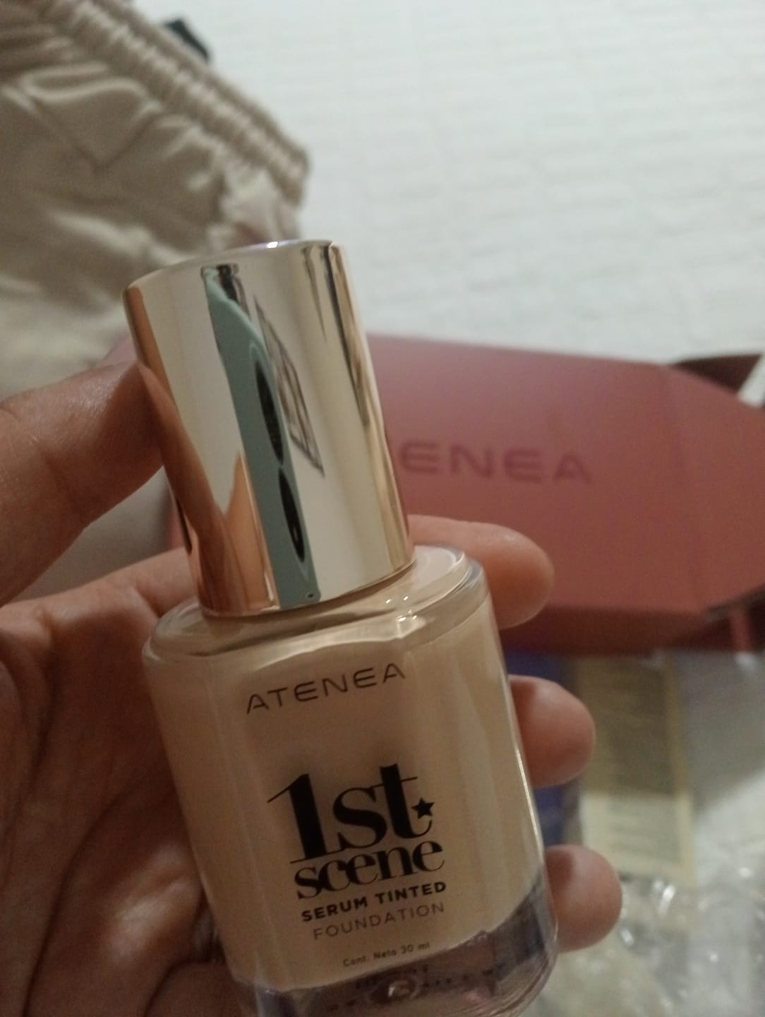 Customer photo review of TINTA DE MAQUILLAJE | SERUM TINTED