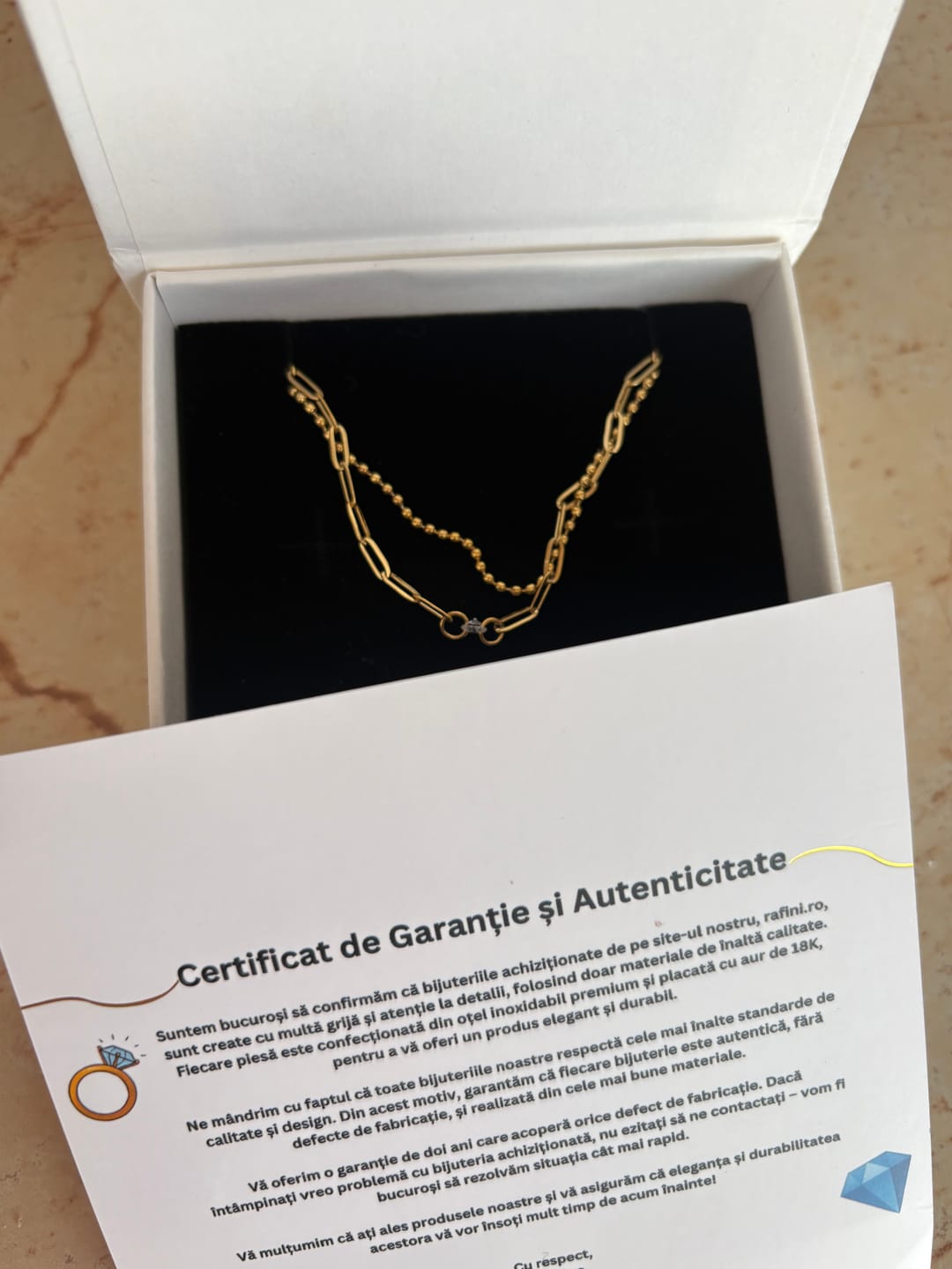 Customer photo review of Bratara - Golden Whisper