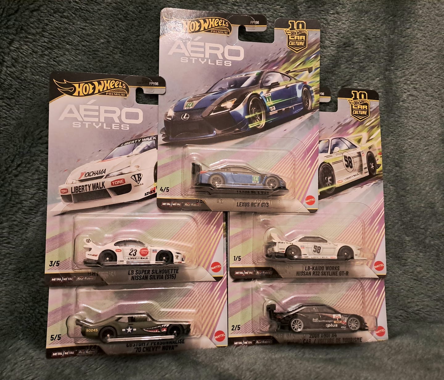 Customer photo review of (PRE-ORDER) Hot Wheels 1:64 Car Culture 10th Anniversary 2026 U Case – Aero Style SEALED CASE