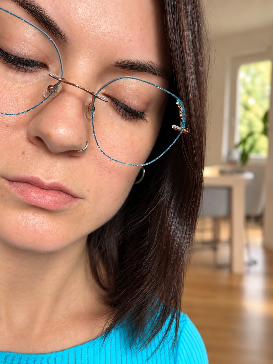 Customer photo review of Mariah Eyeglasses