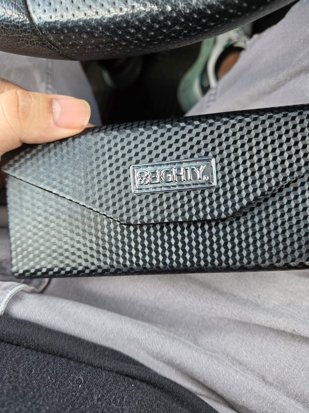 Customer photo review of 80Eighty® Polarized Sunglasses - Blue Chrome