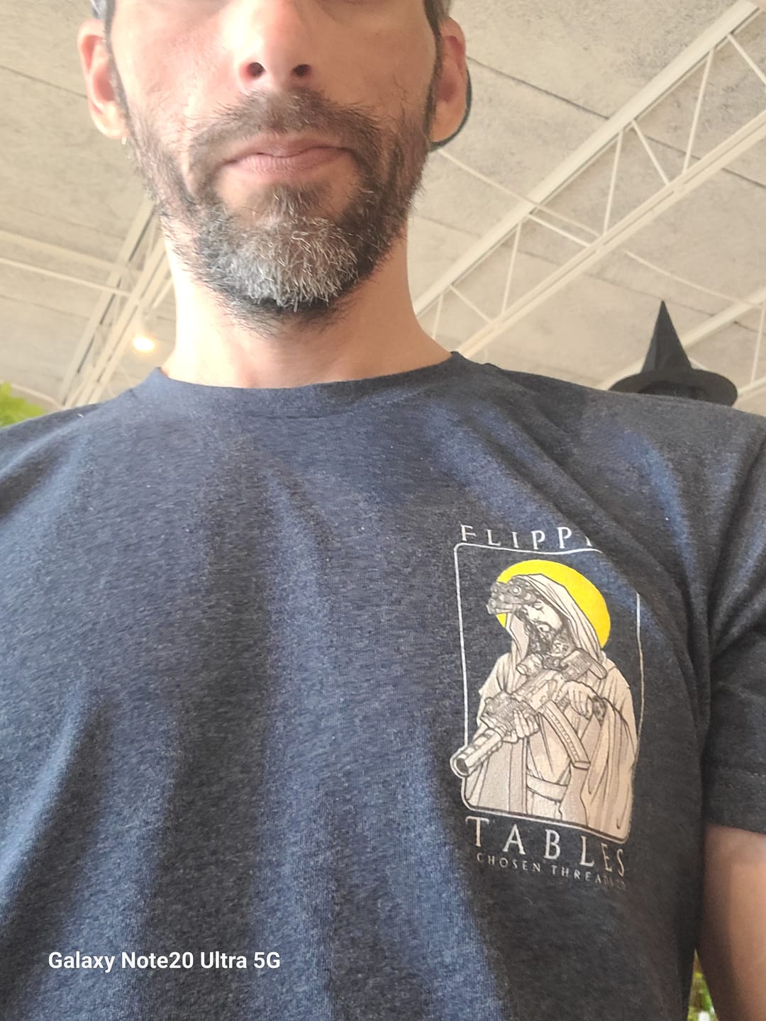 Customer photo review of Retro Flippin' Tables T-Shirt