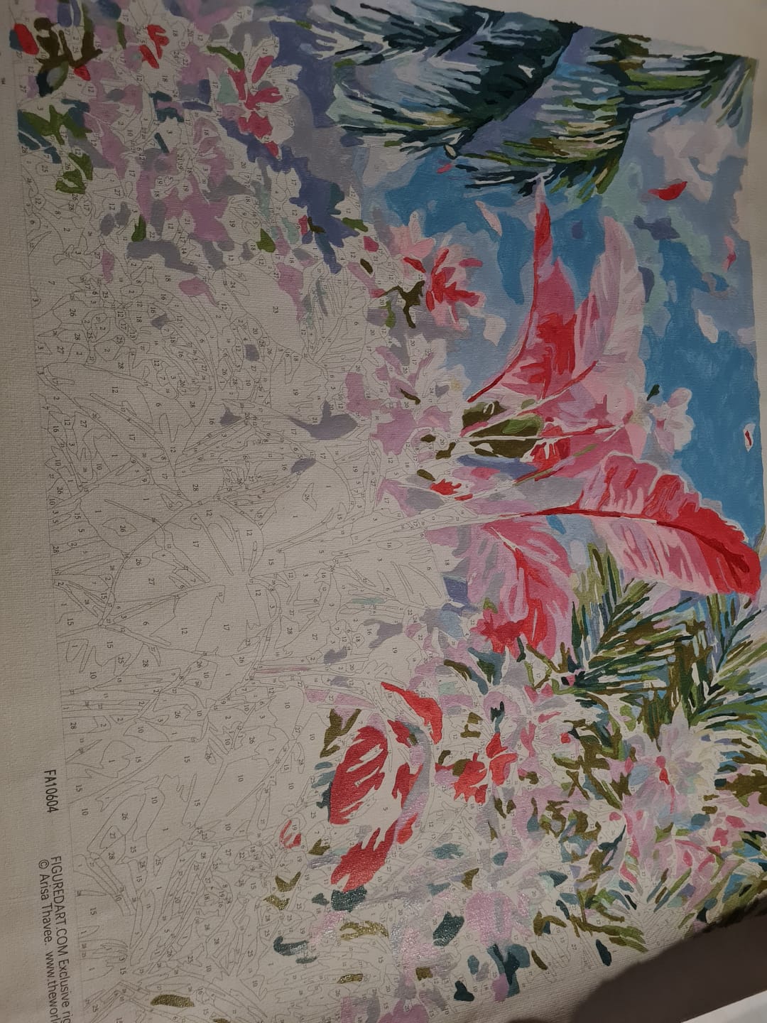 Customer photo review of Floraison rose tropicale