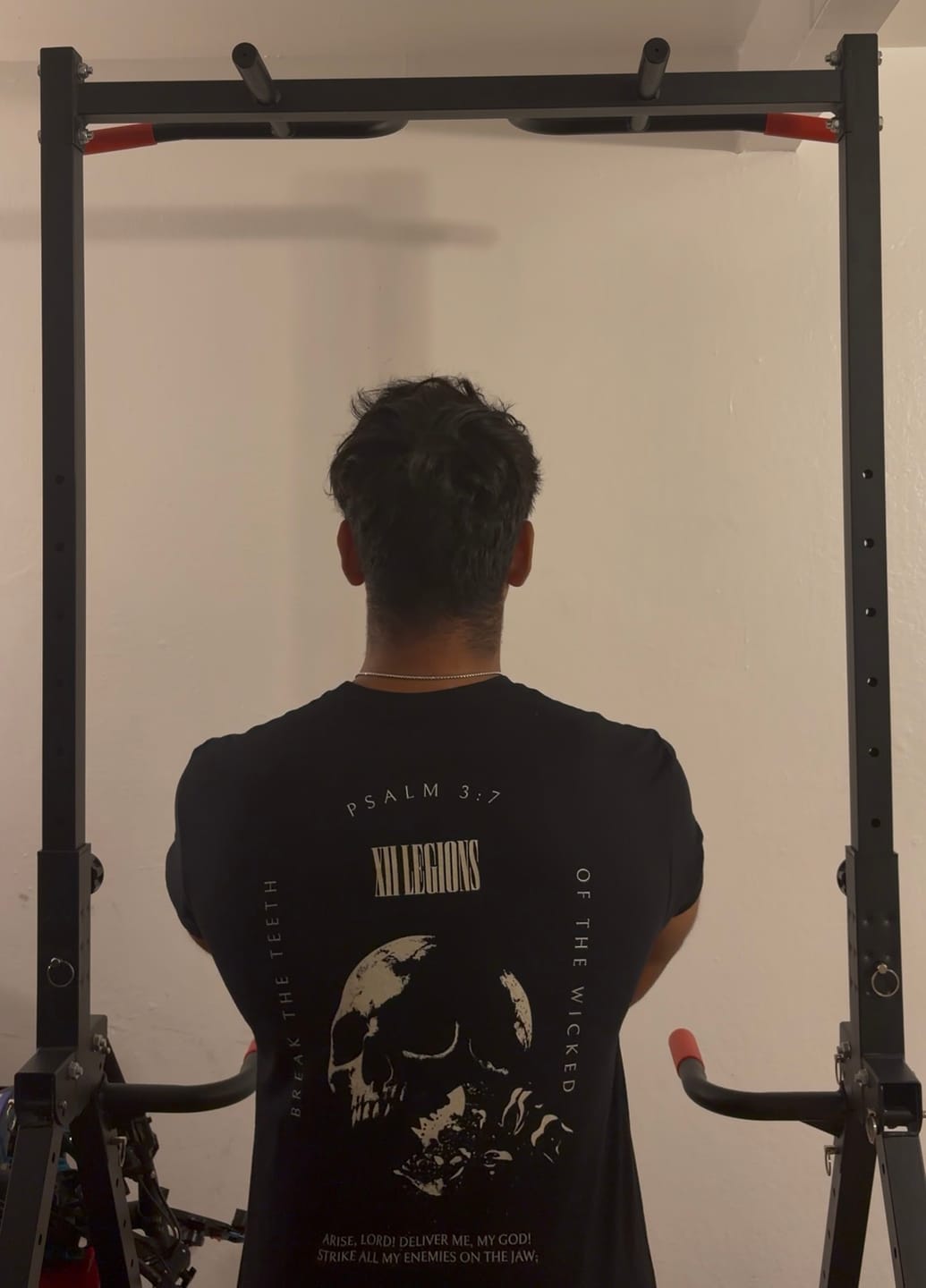 Customer photo review of PSALM 3:7 T-shirt