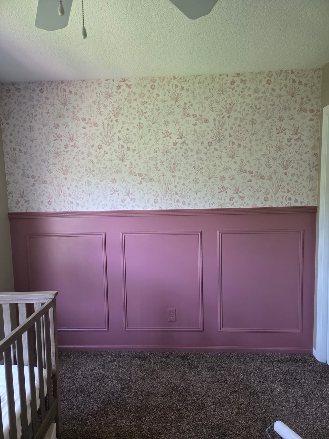 Customer photo review of Peyton - Botanical Florals, Plants, & Butterflies Wallpaper