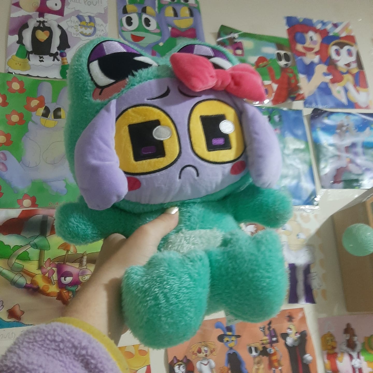 Customer photo review of Ribbit-Suit Jax Plush