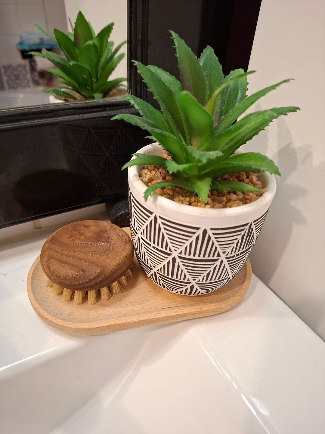 Customer photo review of Brosse exfoliante corps